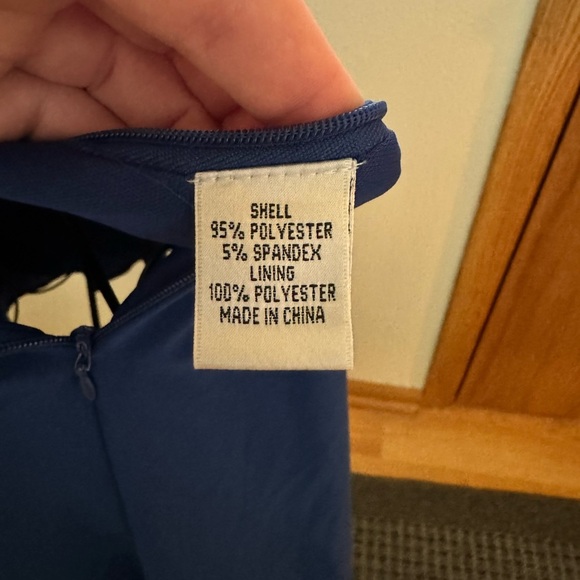 Hailey Logan one shoulder blue dress - Picture 5 of 7